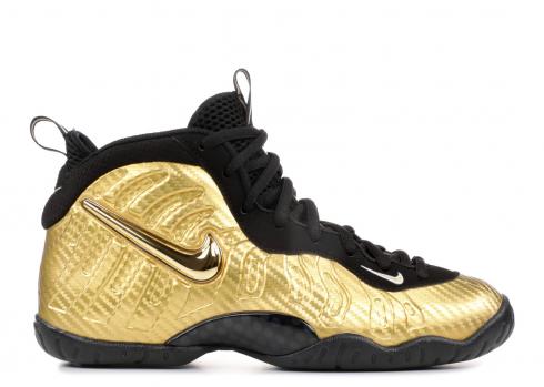 BioenergylistsShops - Nike Little Posite Pro GS Black Gold