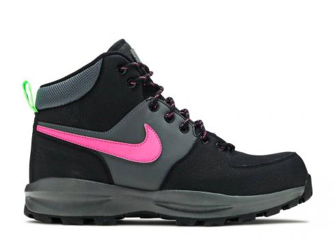 sepatu Nike Manoa Leather Se Black Active Fuschia Fuchsia Grey Iron White CW7360-001