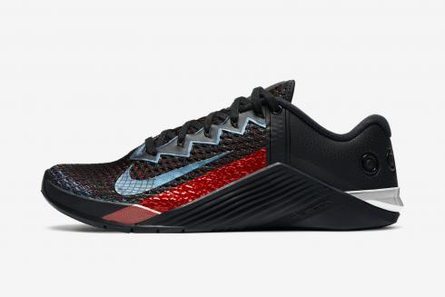 Nike Metcon 6 Mat Fraser 明亮深紅色金屬銀黑 CW6882-006