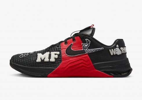 Nike Metcon 8 MF Mat Fraser Hitam Merah Gelap Asap Abu-abu DO9387-001