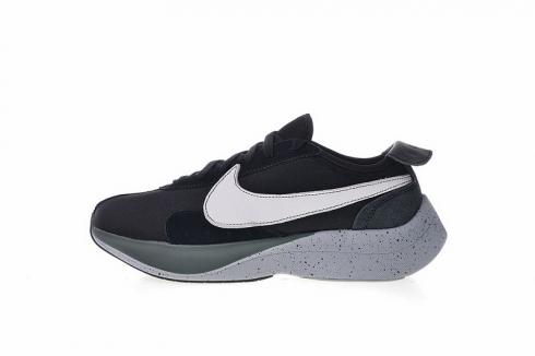 Nike Moon Racer Black White Wolf Grey Dark Grey AQ4121-001