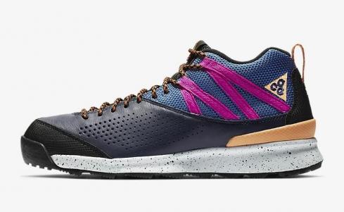 Nike Okwahn II Obsidian Indigo Force Hyper Magenta Fuel Orange 525367-400