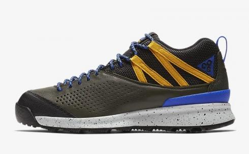 Nike Okwahn II Sequoia Yellow Ochre Pure Platinum Racer Blue 525367-300