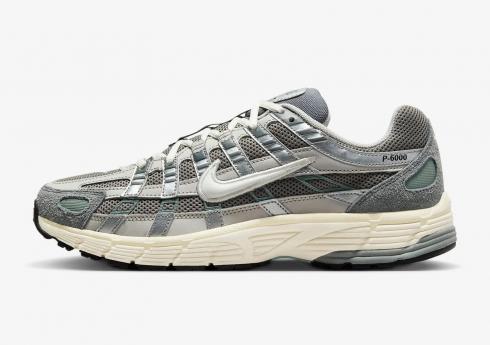 Nike P-6000 Flat Pewter Light Iron Ore Metallic Silver White FN7509-029