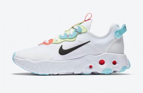Nike React Art3mis White Bright Crimson Barely Volt Black CN8203-101
