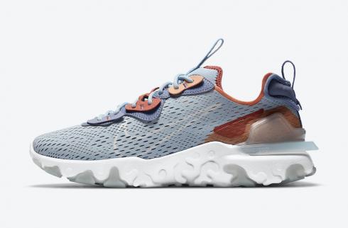 Nike React Vision Light Armory Blue Pure Platinum Amber Brown CD4373-401