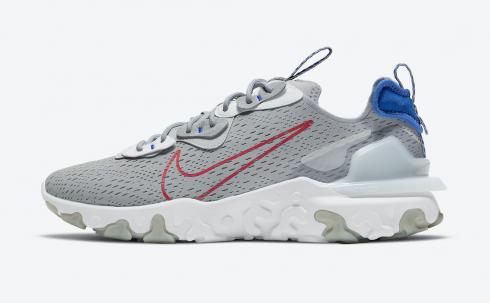 Nike React Vision Light Smoke Grey University Red Blue DJ4597-001