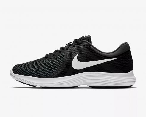 Sepatu Lari Nike Revolution 4 Black White Anthracite 908988-001