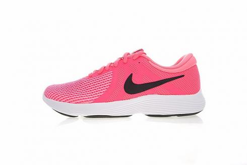 Zapatos para correr Nike Revolution 4 rosa claro blanco negro 908988-601