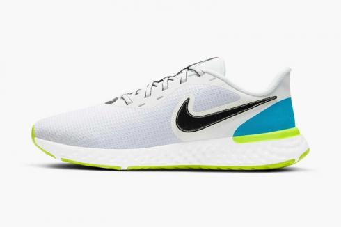 Nike Revolution 5 EXT Summit White Light Blue Fury Volt CZ8591-102