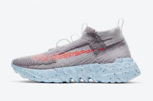 Nike Space Hippie 02 This Is Trash Grey Chambray Blue Total Crimson CQ3988-001