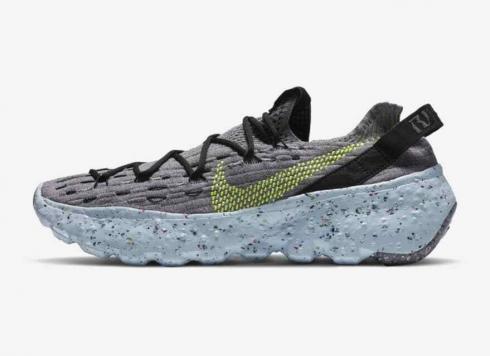 Nike Space Hippie 04 Wolf Grey Volt Zwart Donker Rookgrijs CZ6398-001