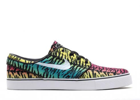 Nike Stefan Janoski Canvas Tiger Pack Volt Wit Groen Turbo 615957-713