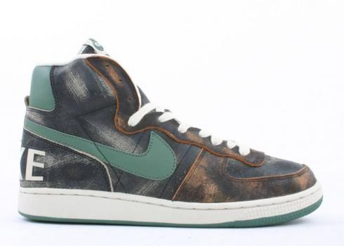 Nike Terminator Hi Premium Dark Brown Nori Black Net 307893-031