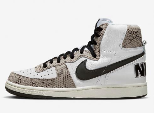 Nike Terminator High Cocoa Snake White Black Sail FB1318-100