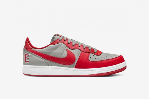 Nike Terminator Low FZ4036-099 White Medium Grey Red Varsity