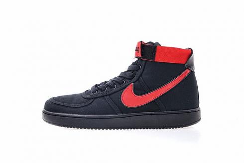Nike Vandal High Canvas Vlone Black Red Mens Running Shoes 318330-012