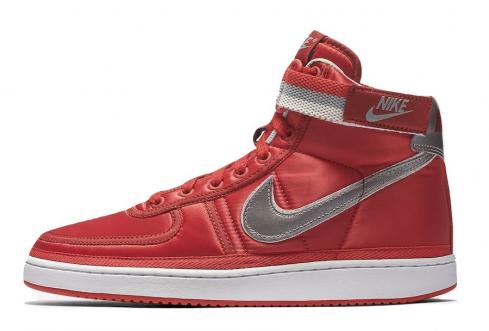 Nike Vandal High Supreme University Red Metallic Silver White AH8652-600