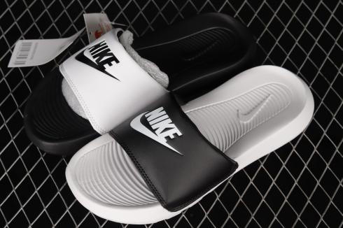 Nike Victori One Slide Mix Wit Zwart DD0234-100