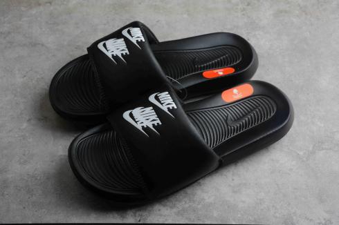 Nike Victori One Slide Print Noir Blanc DD9559-200