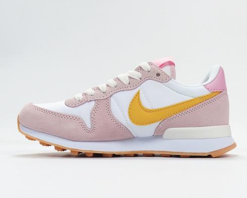 Nike Womens Internationalist Pink White Running Shoes 828407 - 200 - Coach side high-top sneakers - GmarShops