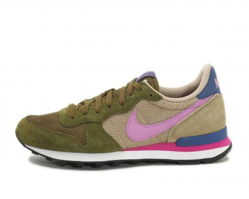 Nike Womens Internationalist Green Purple Womens Shoes 629684-303