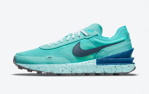 Nike Waffle One Crater SE Dynamic Turquoise Armory Navy DJ9640-400