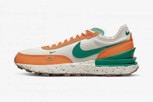 Nike Waffle One Crater Sail Hot Curry Gum Medium Brown Malachite DQ4491-100