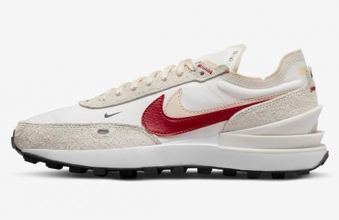 Nike Waffle One Double Swoosh Branco Sail Vermelho DX4309-100