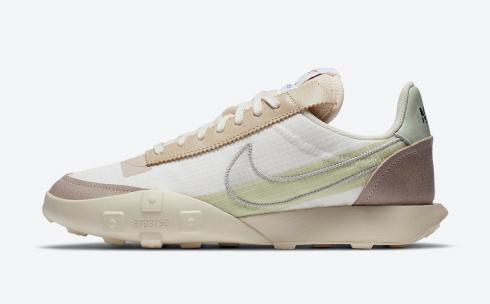 Nike Waffle Racer 2X Pale Ivory Silver Muslin Jade Aura CW1274-100