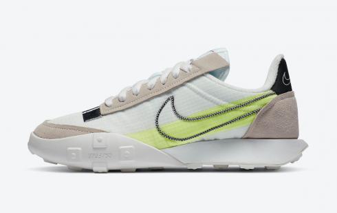 Nike Waffle Racer 2X Summit White Volt Chrome Black DC4467-100