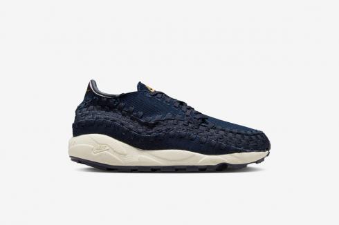 Nike Wmns Air Footscape Woven HF1759-400 Coconut Wheat Gold Denim Obsidian Milk