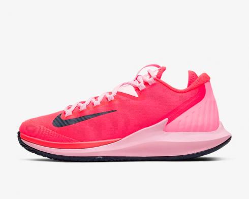 Nike Womens Court Air Zoom Zero Laser Crimson Pink Sunset Pulse AA8022-604