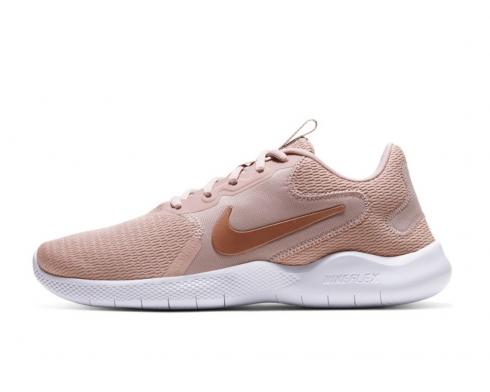 Nike Damskie Flex Experience RN 9 Stone Mauve Metallic Red Bronze CD0227-200