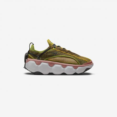 Nike Wmns Flyknit Bloom FD2149-300 Dk Pear Grey Volt Smoke Bronzine