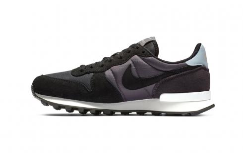 Nike Womens Internationalist Black Thunder Grey Shoes 828407-029