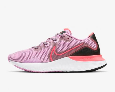 Nike Womens Renew Run Beyond Pink Black Flash Crimson CK6360-601