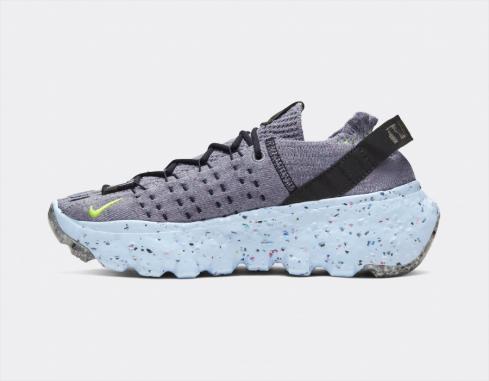 Nike Womens Space Hippie 04 This IsถังขยะสีเทาVolt CD3476-001