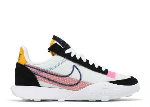 Nike Womens Waffle Racer 2x White Chile Red Gold University Black DH1073-100