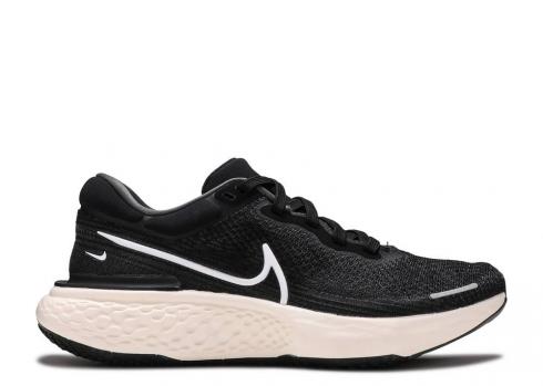 Nike Womens Zoomx Invincible Run Flyknit Hitam Putih Volt Abu-abu Besi CT2229-001