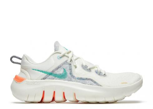 Nike Damskie Flex Run 2021 Sail Copa Green Roma Pomarańczowy Total CW3409-100