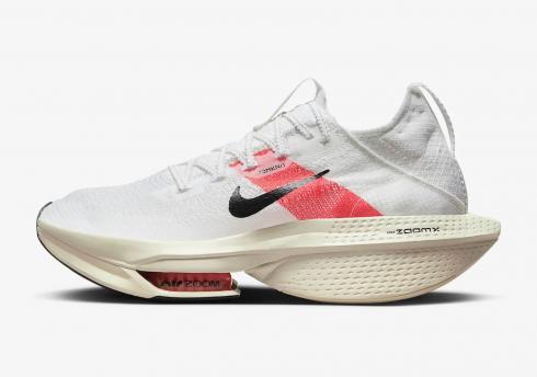 Nike ZoomX Alphafly NEXT 2 Eliud Kipchoge สีขาวชิลี Red Coconut Milk FD6559-100