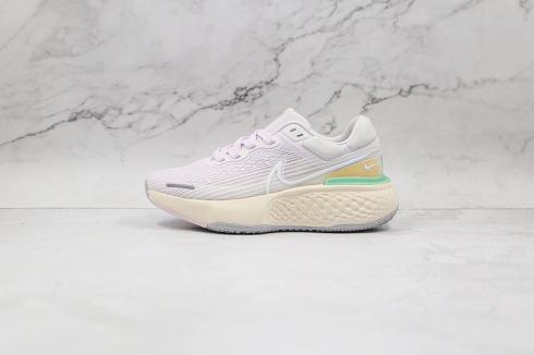 Nike ZoomX Invincible Run Flyknit Biały Fioletowy Szary CT2228-100