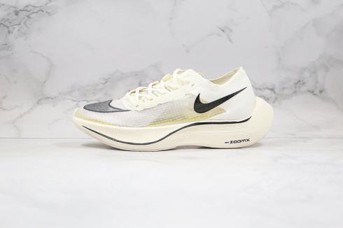 Nike ZoomX VaporFly NEXT Sail Schwarz Weiß Laufschuhe CT9133-100