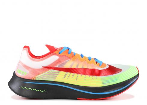 Nike Zoom Fly Doernbecher Hitam Biru Hijau Merah BV8734-100