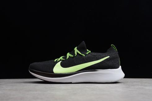 Nike Zoom Fly Flyknit 黑綠白 AR456-400