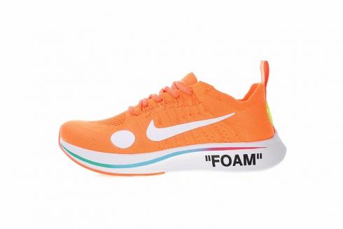 Nike Zoom Fly Mercurial Fk Ow Off White כתום Volt White Total AO2115-800