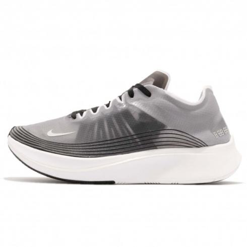 Nike Zoom Fly SP Black Light Bone hvid AJ9282-001