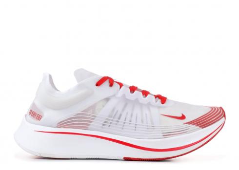 Nike Zoom Fly Sp Blanco Universidad Rojo AJ9282-100