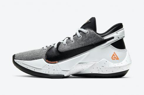 Nike Zoom Freak 2 EF White Black Bright Mango Shoes CK5424-101